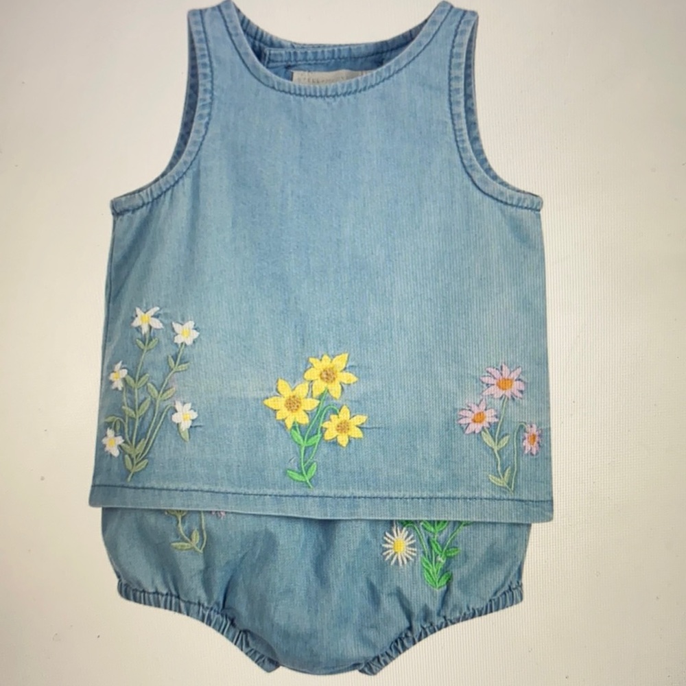 Stella McCartney baby girls flowers set